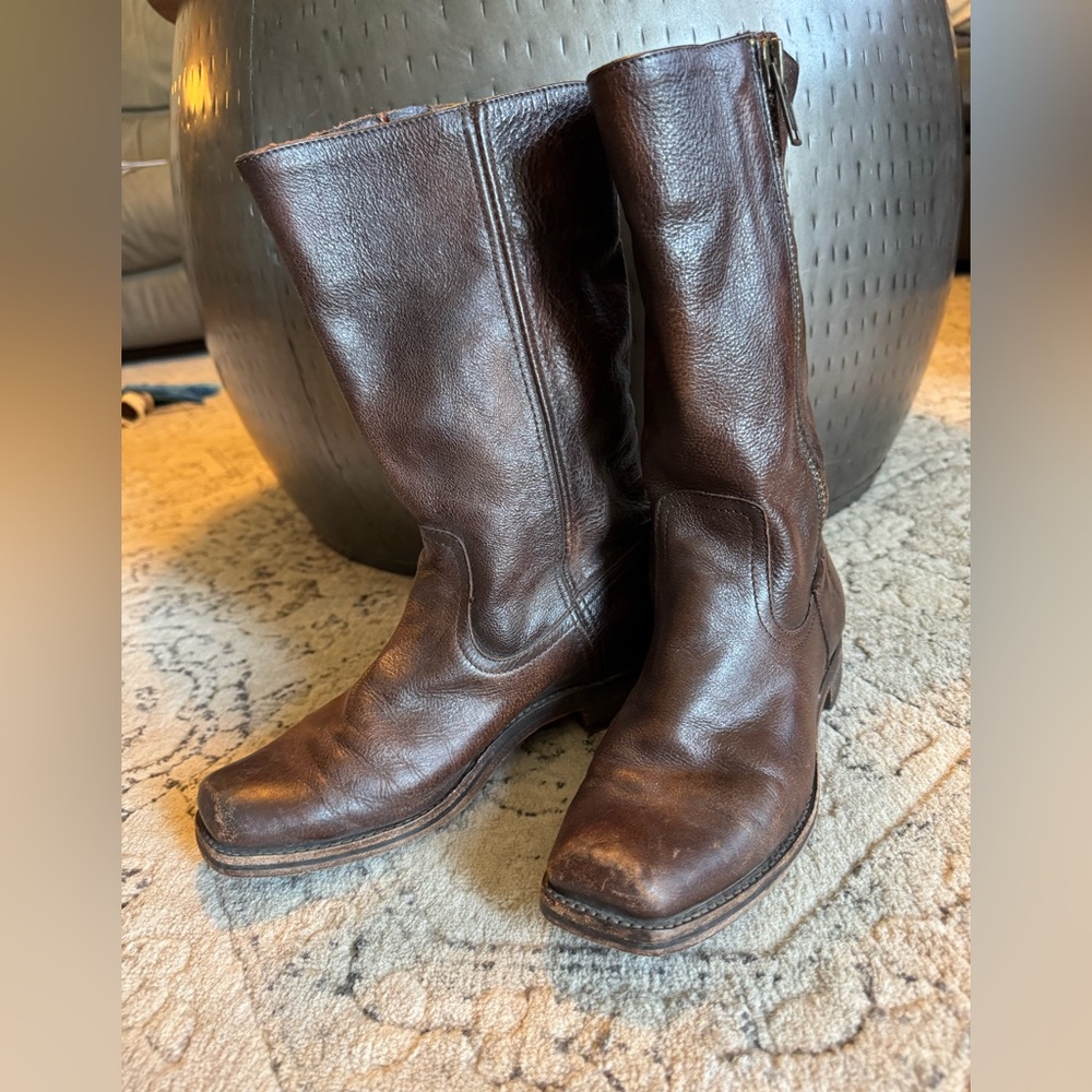 Vintage Frye Moto Boots! Sz 8.5
